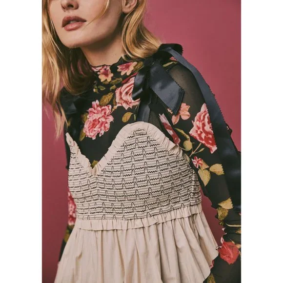 FREE PEOPLE Bluebell Solid Maxi Dress / Vacation Sand - Picture 6 of 13